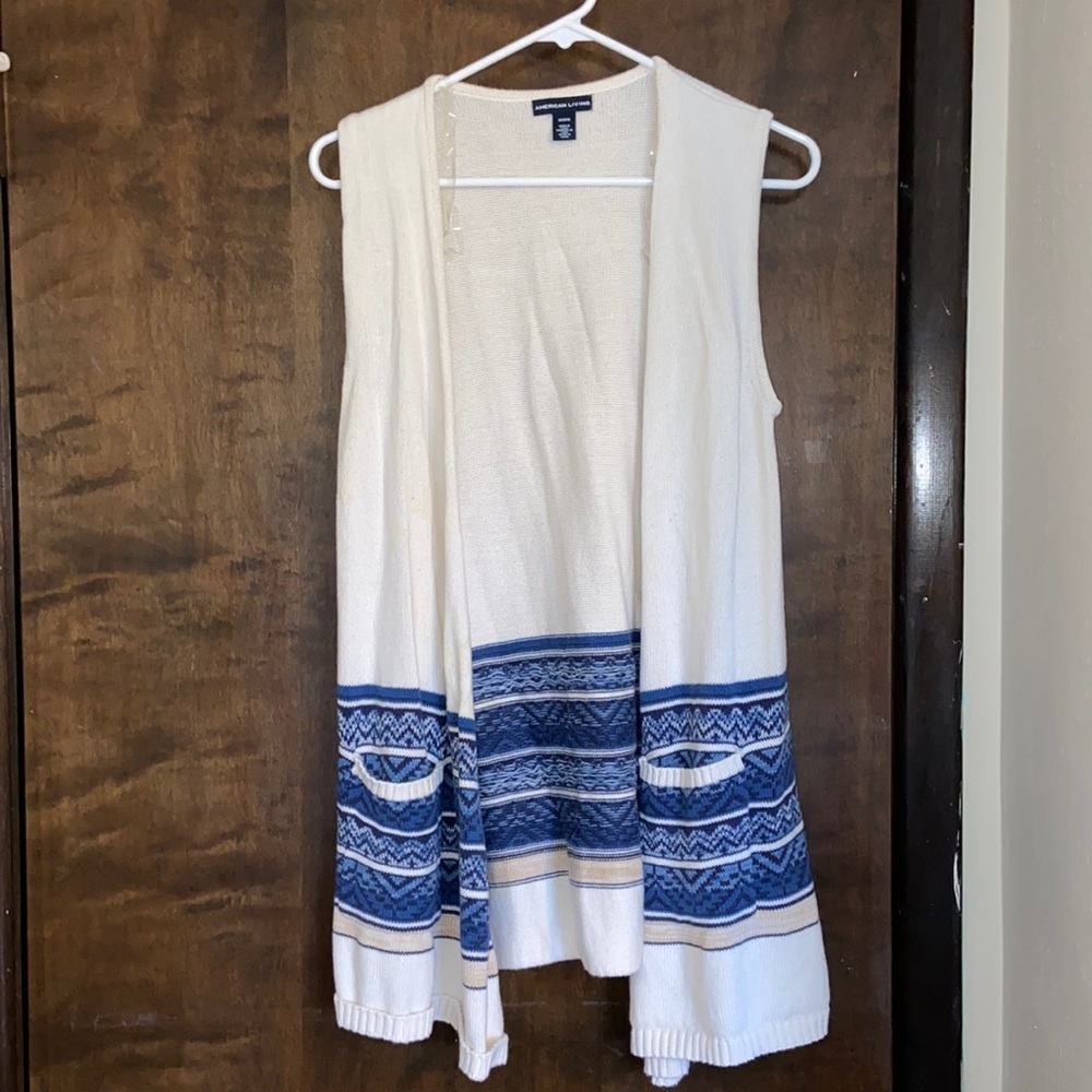 American Living cardigan vest